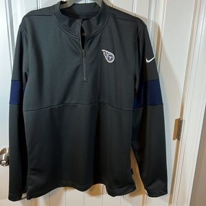 Nike NFL Tennessee Titans Coaching Sideline 1/4 Zip Pullover men’s size Medium